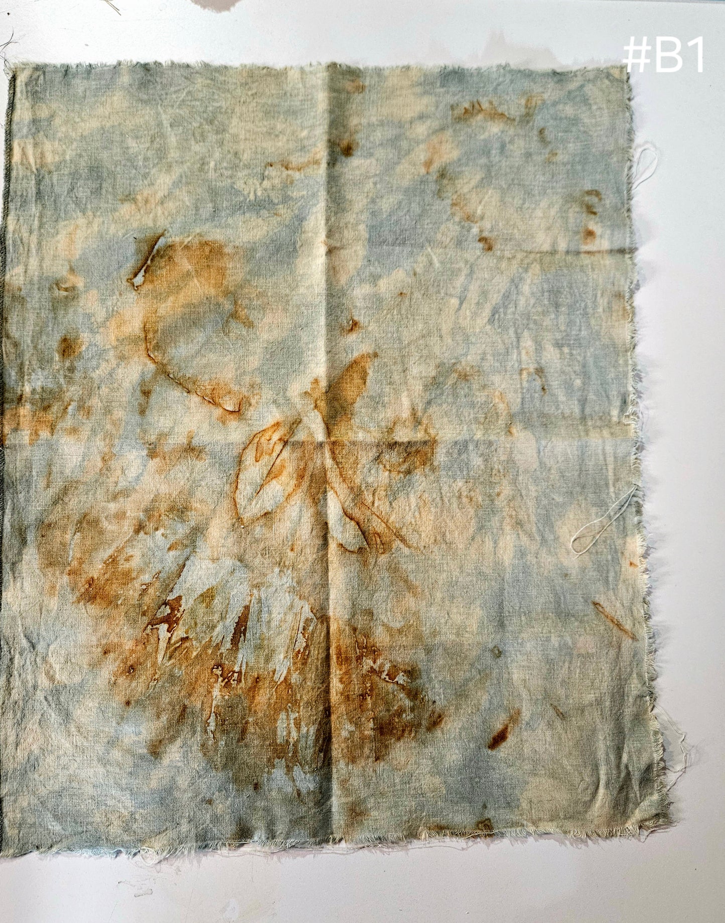Indigo & Rust Hemp 'fat quarter' Bundle #1