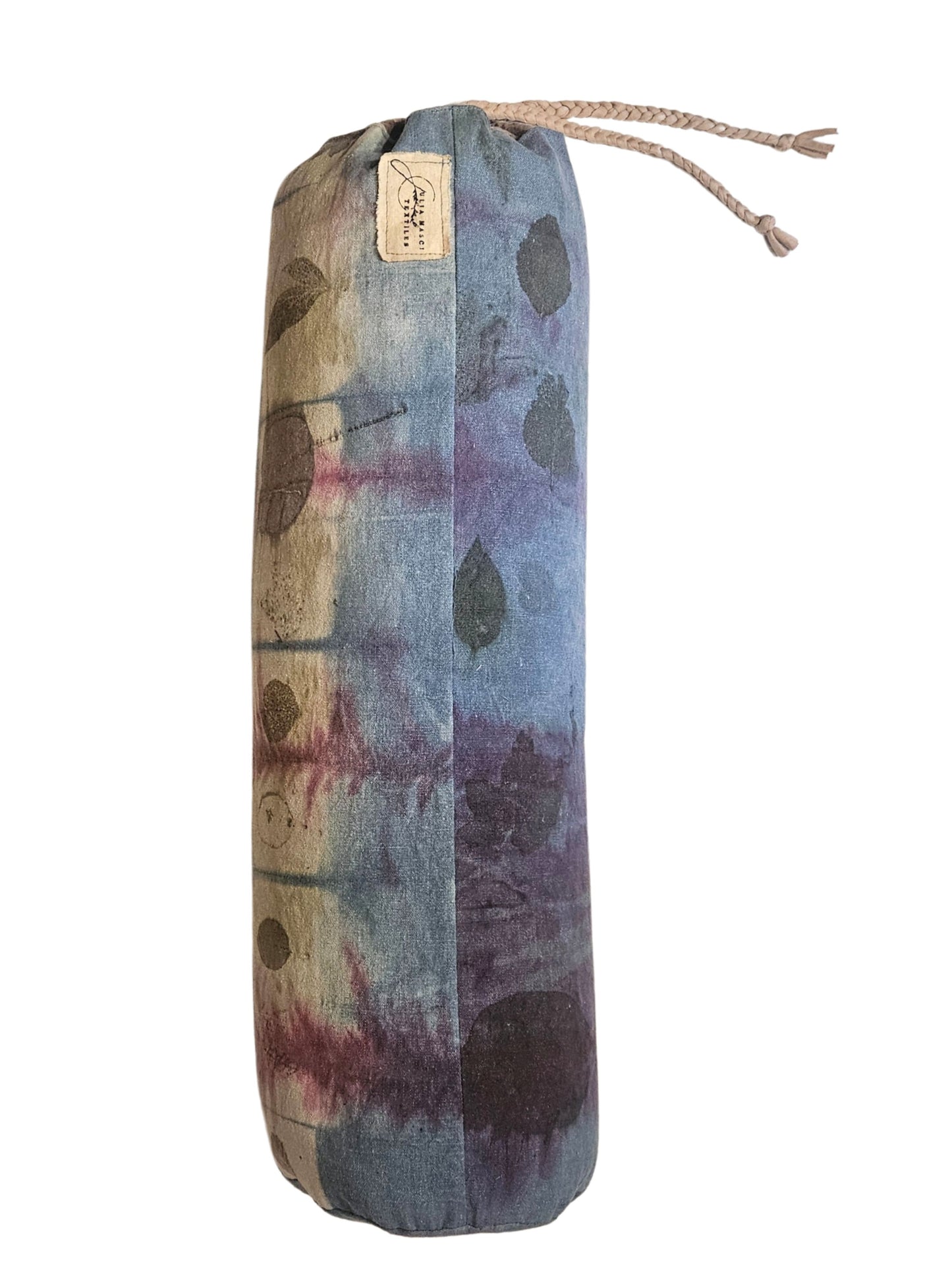 Hemp & Buckwheat Hull Yoga Bolster – INDIGO | Handmade in Canada