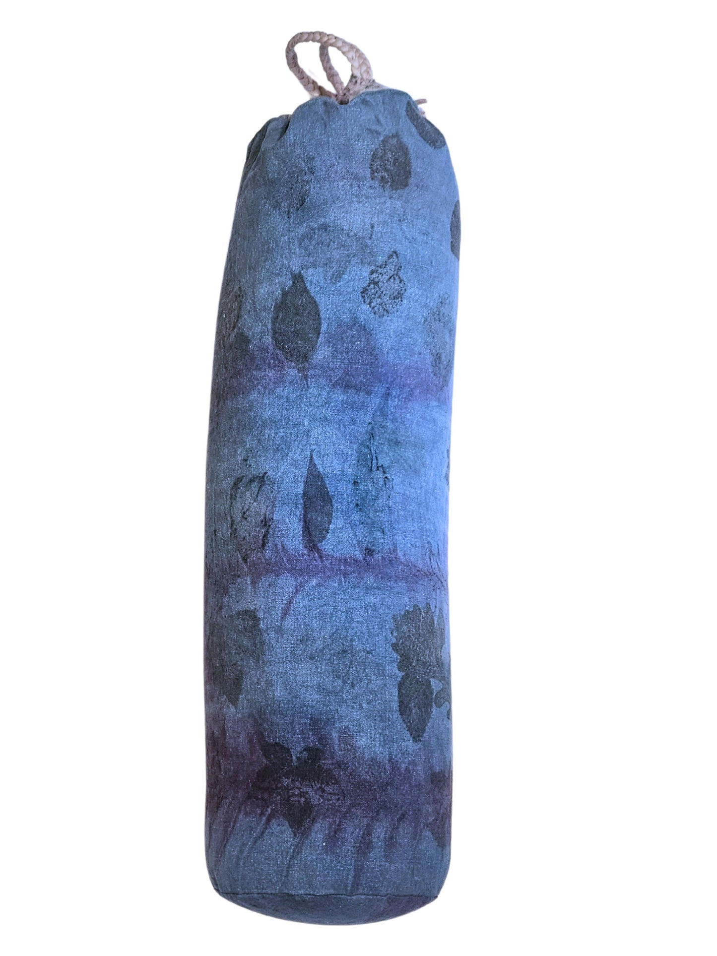 Hemp & Buckwheat Hull Yoga Bolster – INDIGO | Handmade in Canada