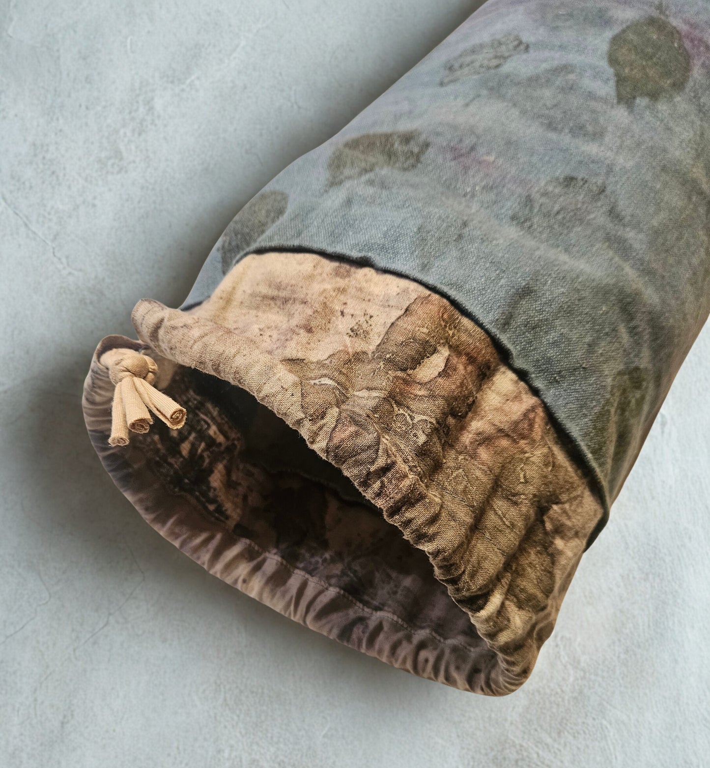 Hemp & Buckwheat Hull Yoga Bolster – INDIGO | Handmade in Canada