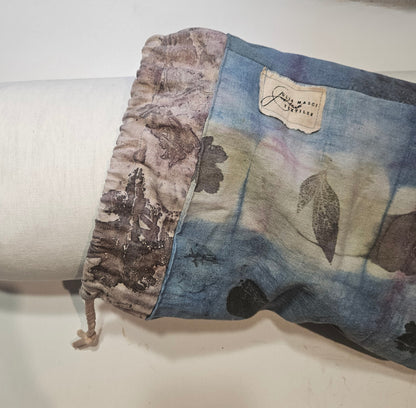 Hemp & Buckwheat Hull Yoga Bolster – INDIGO | Handmade in Canada