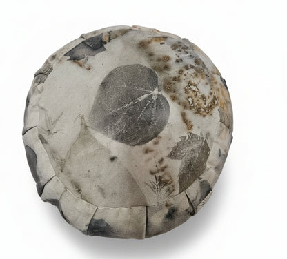 Meditation pillow. Rusty plants