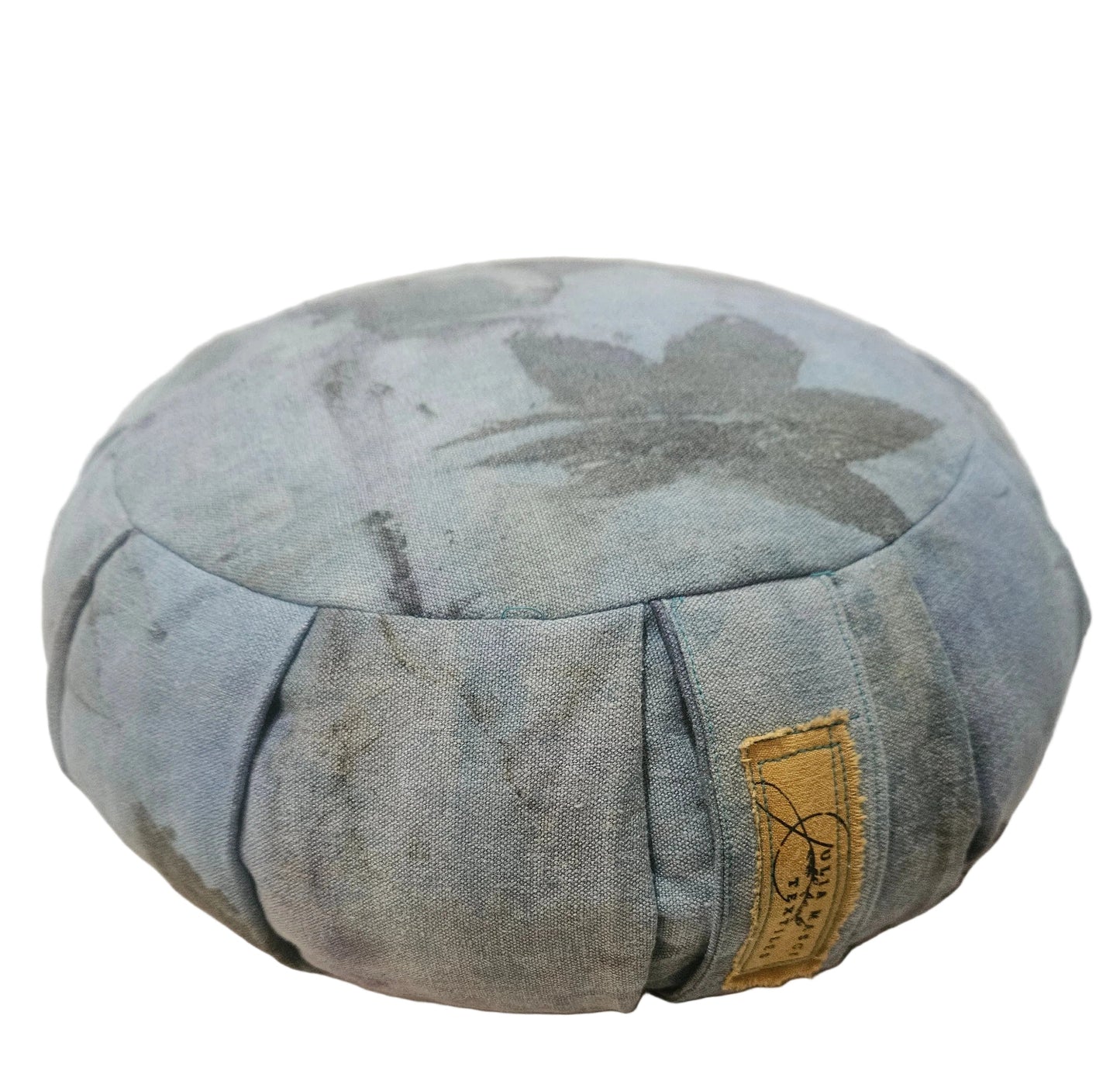 Meditation pillow plant dyed