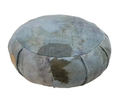 Meditation pillow plant dyed