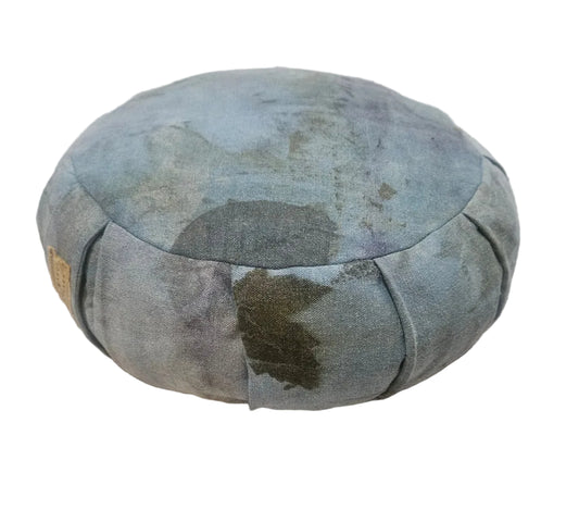 Meditation pillow plant dyed