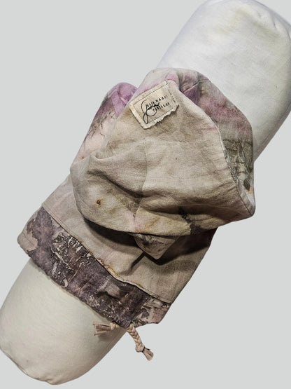 Hemp & Buckwheat Hull Yoga Bolster –PLANTDYE | Handmade in Canada