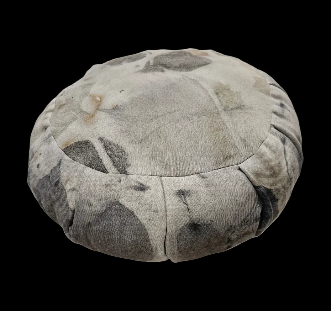 Meditation pillow. Rusty plants