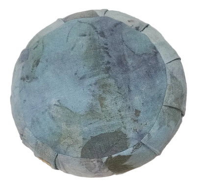 Meditation pillow plant dyed